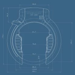 Trelock -Antivol De Cadre RS 480 XL -Vélos électriques Soldes antivol de cadre trelock rs 48 xl dimensions 3840x2160